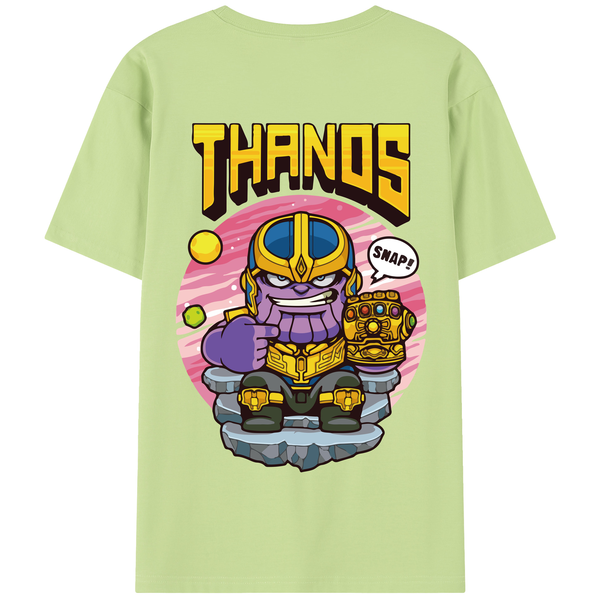 （画像用） アベンジャーズ The Avengers 綿100％半袖Tシャツ（背面プリント）